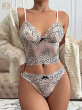 Sultry Lace & Fishnet Set – Triangle Bralette & Sheer Briefs